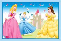 Disney b�rnet�ppe med prinsesser i bl�